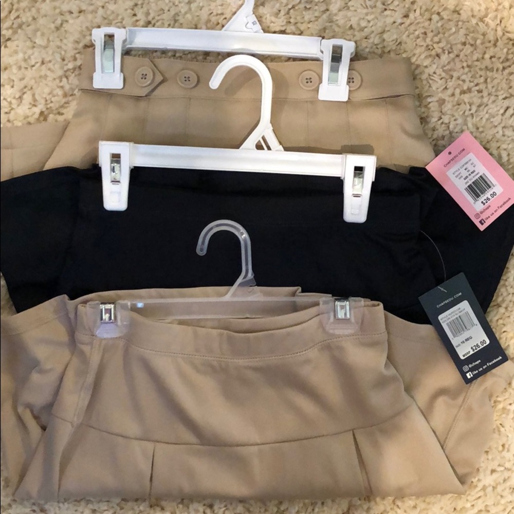 Girls Uniform Skorts - Size 10 - NWT - Performance